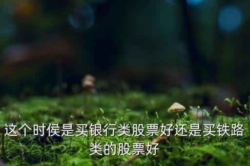 這個(gè)時(shí)侯是買(mǎi)銀行類(lèi)股票好還是買(mǎi)鐵路類(lèi)的股票好