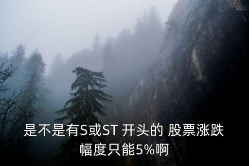 st開(kāi)頭股票,以st開(kāi)頭的股票漲跌幅度