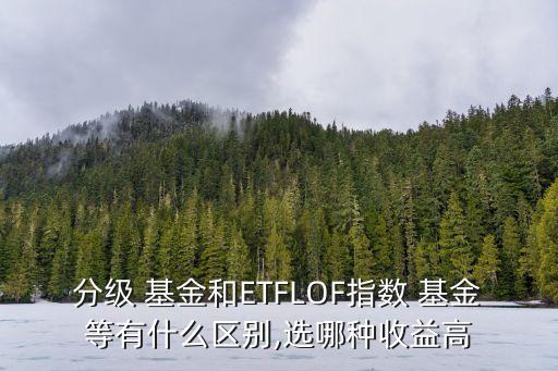 etf比分級基金交易手續(xù)費那個貴,ETF基金交易手續(xù)費有哪些?