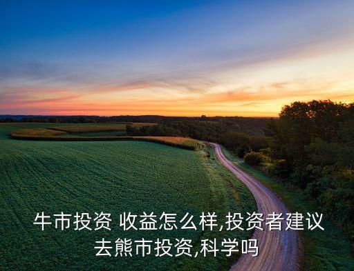  牛市投資 收益怎么樣,投資者建議去熊市投資,科學(xué)嗎