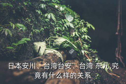 日本安川、臺(tái)灣臺(tái)安、臺(tái)灣 東元,究竟有什么樣的關(guān)系