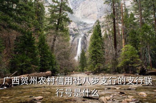 廣西賀州農村信用社八步支行的支行聯行號是什么