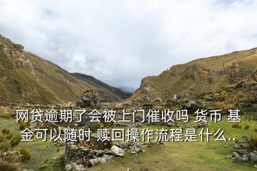 網(wǎng)貸逾期了會被上門催收嗎 貨幣 基金可以隨時(shí) 贖回操作流程是什么...