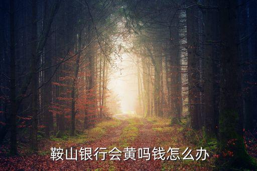  鞍山銀行會(huì)黃嗎錢怎么辦