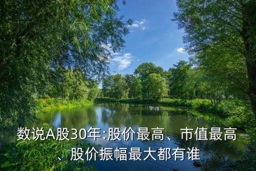數(shù)說(shuō)A股30年:股價(jià)最高、市值最高、股價(jià)振幅最大都有誰(shuí)