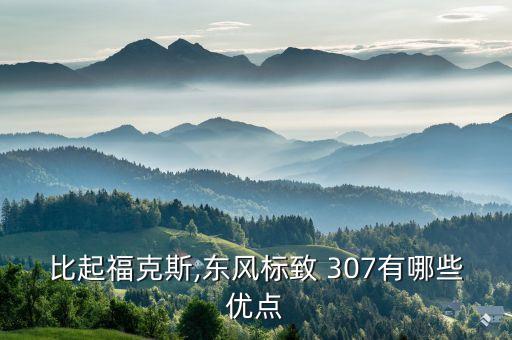 比起?？怂?東風(fēng)標(biāo)致 307有哪些優(yōu)點(diǎn)