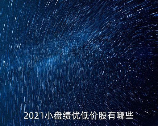 2021小盤績優(yōu)低價股有哪些