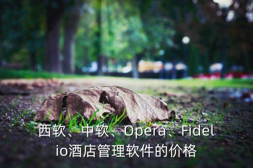 西軟、中軟、Opera、Fidelio酒店管理軟件的價(jià)格