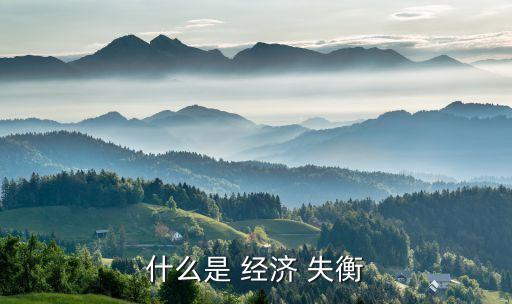 什么是 經(jīng)濟 失衡