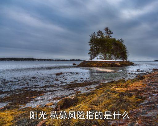  陽光 私募風(fēng)險(xiǎn)指的是什么