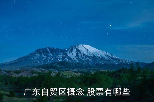 廣東自貿區(qū)概念 股票有哪些