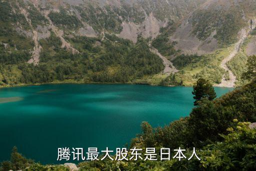  騰訊最大股東是日本人