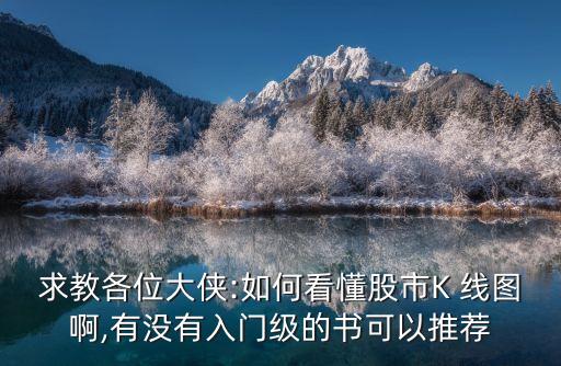 求教各位大俠:如何看懂股市K 線圖啊,有沒(méi)有入門級(jí)的書可以推薦