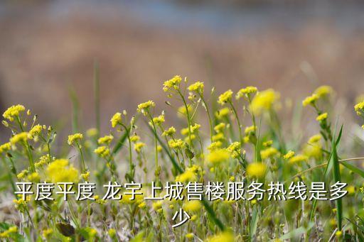 平度平度 龍宇上城售樓服務(wù)熱線(xiàn)是多少
