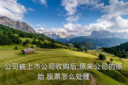 公司被上市公司收購(gòu)后,原來(lái)公司的原始 股票怎么處理