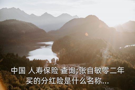 中國人壽千禧理財(cái)查詢