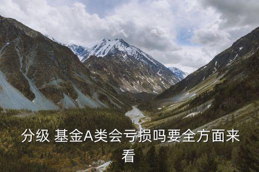  分級 基金A類會(huì)虧損嗎要全方面來看