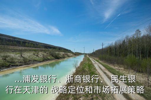 ...浦發(fā)銀行、浙商銀行、 民生銀行在天津的 戰(zhàn)略定位和市場拓展策略