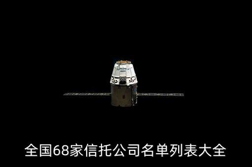 全國(guó)68家信托公司名單列表大全