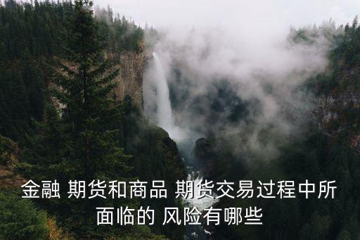 金融 期貨和商品 期貨交易過(guò)程中所面臨的 風(fēng)險(xiǎn)有哪些