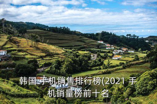 韓國(guó) 手機(jī)銷(xiāo)售排行榜(2021 手機(jī)銷(xiāo)量榜前十名