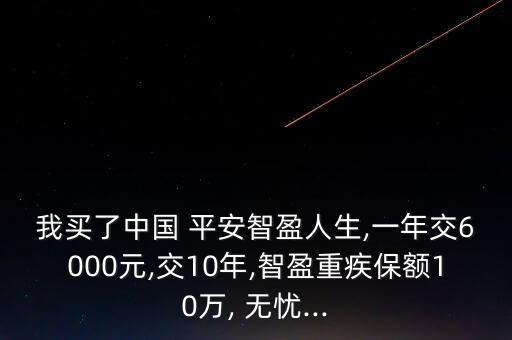 中國(guó)平安盈無(wú)憂