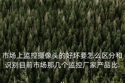 市場上監(jiān)控?cái)z像頭的好壞要怎么區(qū)分和識別目前市場那幾個(gè)監(jiān)控廠家產(chǎn)品比...