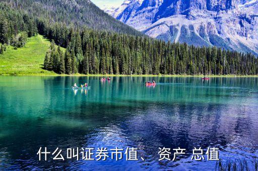 什么叫證券市值、 資產(chǎn) 總值