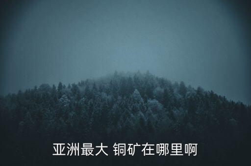 中國(guó)第一大銅礦,亞洲第一大銅礦在哪