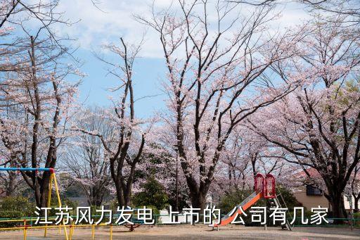  江蘇風力發(fā)電 上市的 公司有幾家
