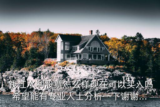  錢(qián)江水利股票怎么樣現(xiàn)在可以買(mǎi)入嗎希望能有專(zhuān)業(yè)人士分析一下謝謝...