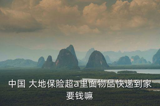 中國 大地保險(xiǎn)超a里面物品快遞到家要錢嘛