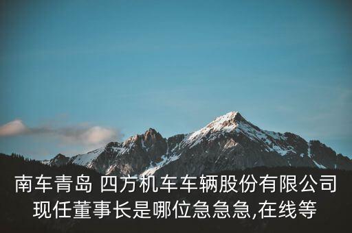 南車青島 四方機(jī)車車輛股份有限公司現(xiàn)任董事長是哪位急急急,在線等