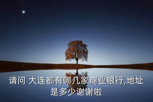 請問 大連都有哪幾家商業(yè)銀行,地址是多少謝謝啦