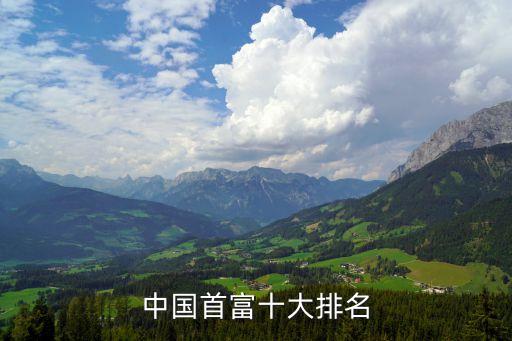 中國(guó)首富十大排名