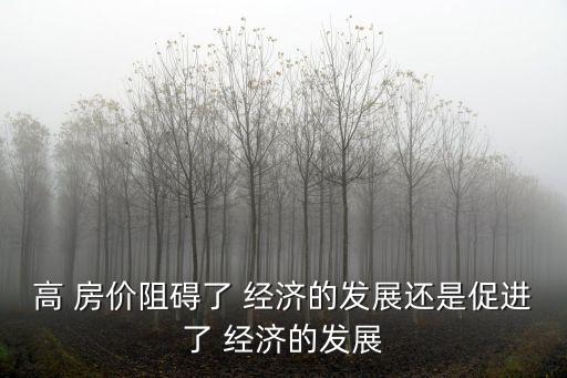 高房價綁架中國經濟,房價下跌對中國經濟的影響