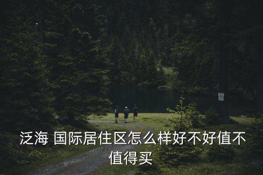  泛海 國(guó)際居住區(qū)怎么樣好不好值不值得買