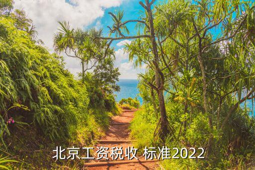 北京工資稅收 標準2022
