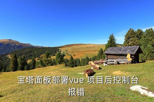  寶塔面板部署vue 項(xiàng)目后控制臺報(bào)錯(cuò)