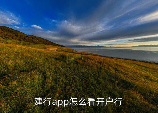 建行app怎么看開(kāi)戶行