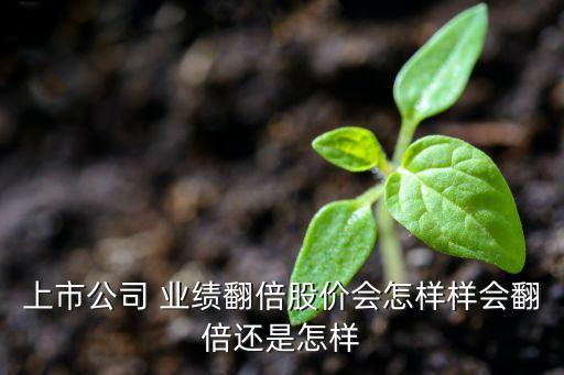上市公司 業(yè)績翻倍股價(jià)會(huì)怎樣樣會(huì)翻倍還是怎樣
