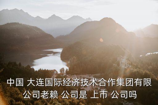 中國 大連國際經(jīng)濟技術(shù)合作集團有限 公司老賴 公司是 上市 公司嗎