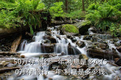 50萬(wàn)存 銀行一年 利息是多少(50萬(wàn)存 銀行一年 利息是多少錢(qián)