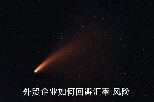 外貿(mào)企業(yè)如何回避匯率 風險