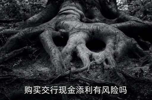 購(gòu)買(mǎi)交行現(xiàn)金添利有風(fēng)險(xiǎn)嗎