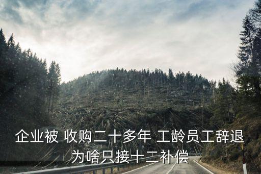 企業(yè)被 收購二十多年 工齡員工辭退為啥只接十二補(bǔ)償
