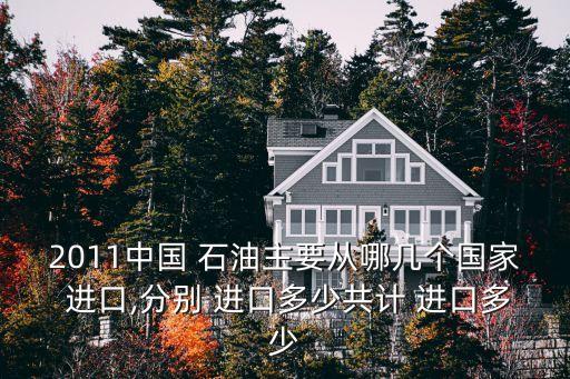 2011中國 石油主要從哪幾個國家 進(jìn)口,分別 進(jìn)口多少共計 進(jìn)口多少