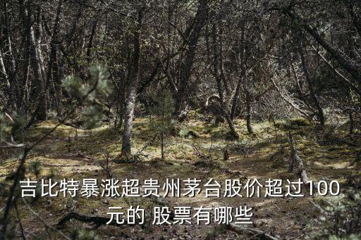 吉比特暴漲超貴州茅臺股價(jià)超過100元的 股票有哪些