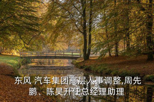  東風(fēng) 汽車集團(tuán)高層人事調(diào)整,周先鵬、陳昊升任總經(jīng)理助理