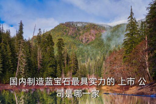 國內(nèi)制造藍(lán)寶石最具實(shí)力的 上市 公司是哪一家